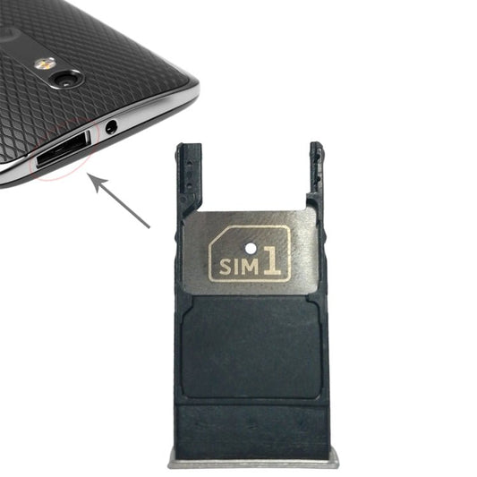 SIM Card Tray + Micro SD Card Tray for Motorola Moto X Style / XT1575, For Moto X Style - ORIWHIZ