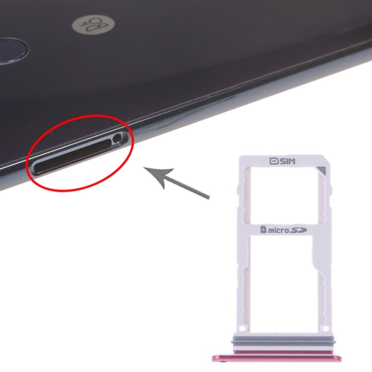 SIM Card Tray + SIM Card Tray / Micro SD Card Tray for LG V30 VS996 LS998U H933 LS998U, For LG V30 - ORIWHIZ