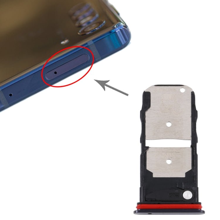 SIM Card Tray + SIM Card Tray / Micro SD Card Tray for Motorola Edge XT2063 - 3, For Motorola Edge - ORIWHIZ