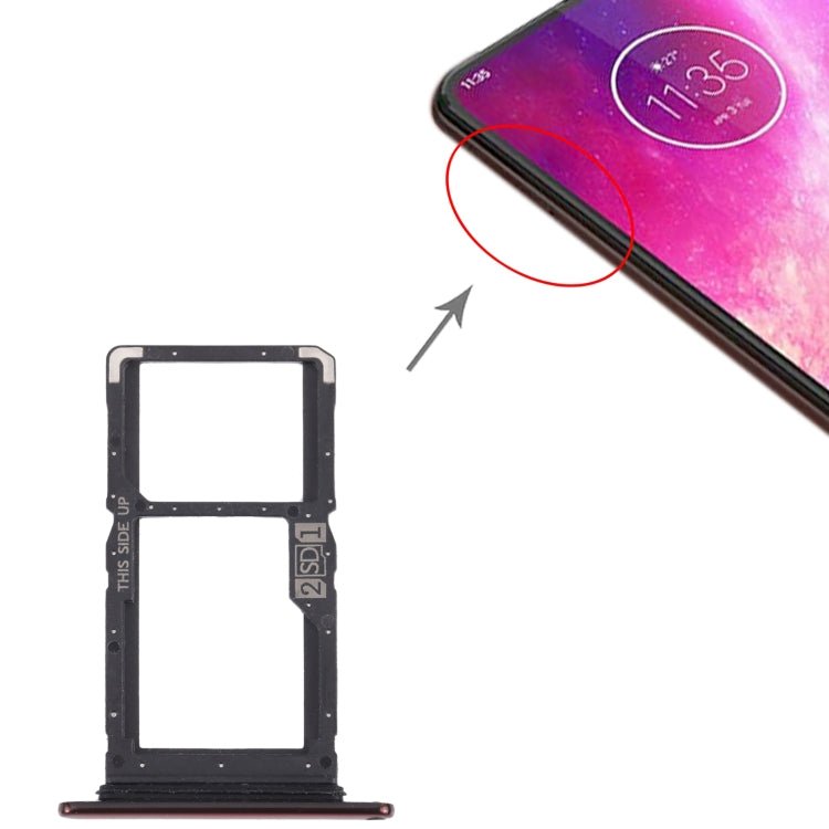 SIM Card Tray + SIM Card Tray / Micro SD Card Tray for Motorola One Hyper XT2027 XT2027 - 1, For Motorola One Hyper - ORIWHIZ