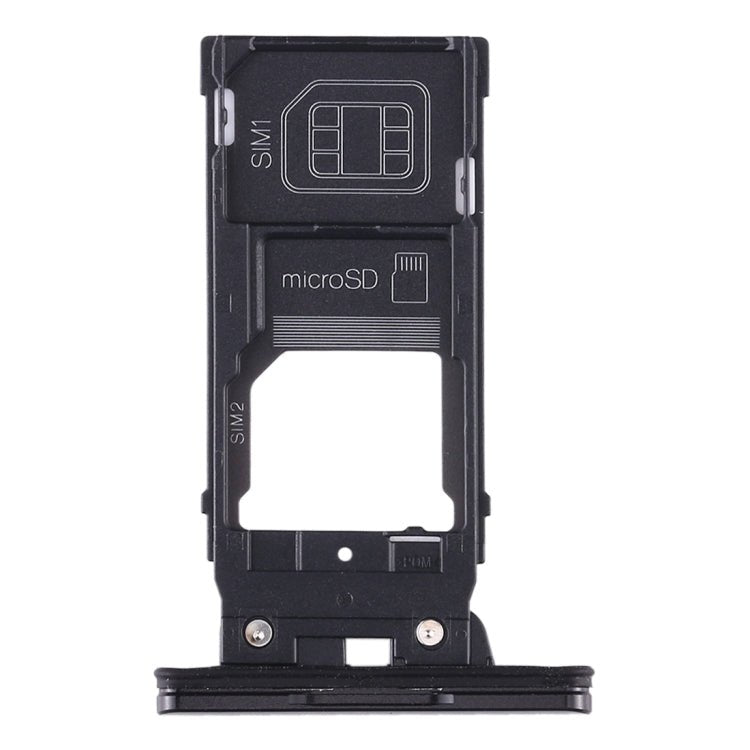 SIM Card Tray + SIM Card Tray + Micro SD Card Tray for Sony Xperia XZ2, For Sony Xperia XZ2 - ORIWHIZ