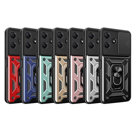 Sliding Camera Cover Design TPU+PC Phone Case, For Redmi 12 5G - ORIWHIZMore Xiaomi CasesXiaomi AccessoriesXiaomi Cases