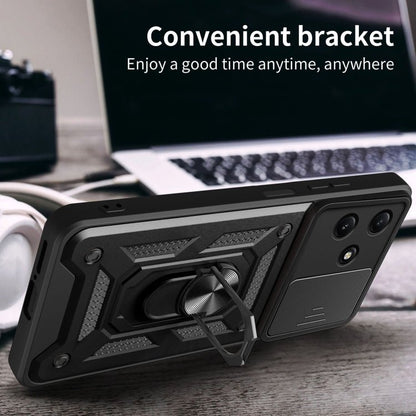 Sliding Camera Cover Design TPU+PC Phone Case, For Redmi 12 5G - ORIWHIZMore Xiaomi CasesXiaomi AccessoriesXiaomi Cases