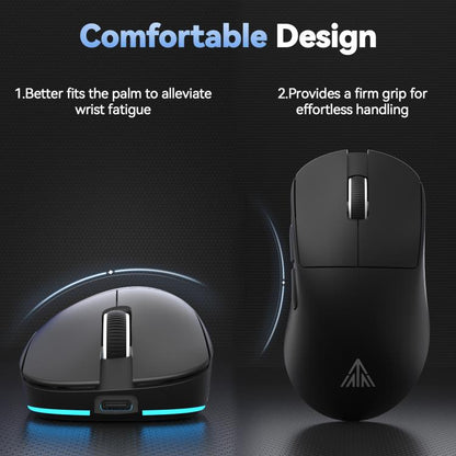 SOLA SM822 Tri - Mode 24000DPI 1000Hz Wireless Gaming Mouse with RGB Charging Dock - ORIWHIZComputer & NetworkingMice & KeyboardWireless Mice