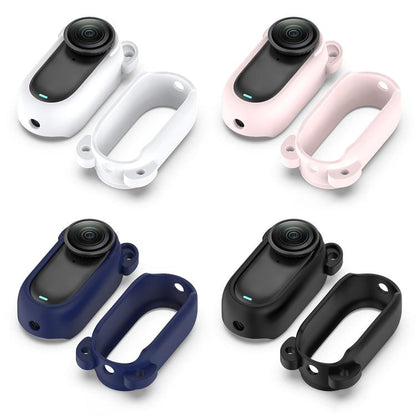 Solid Color Silicone Protective Case, For Insta360 Go 2, For Insta360 Go 3S / Go 3 - ORIWHIZDJI & Insta360 AccessoriesInsta360 GO SeriesProtection & Cases