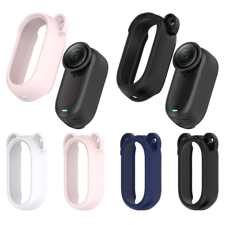 Solid Color Silicone Protective Case, For Insta360 Go 2, For Insta360 Go 3S / Go 3 - ORIWHIZDJI & Insta360 AccessoriesInsta360 GO SeriesProtection & Cases