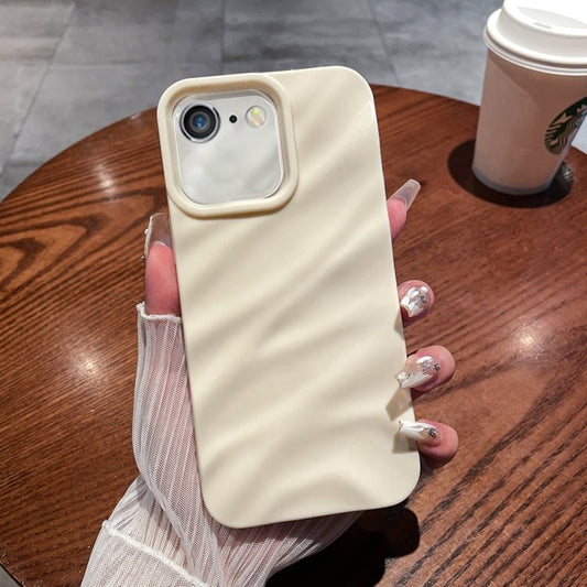 Solid Color Wave Texture TPU Phone Case, For iPhone SE 2022&2020/8/7/6, For iPhone 13 Pro Max, For iPhone 13 Pro, For iPhone 12 / 12 Pro, For iPhone 12 Pro Max, For iPhone 11 Pro Max, For iPhone 11, For iPhone X / XS, For iPhone XR, For iPhone XS Max - ORIWHIZApple AccessoriesiPhone SE 2022 / 2020 / 8 / 7 CasesMore iPhone Cases