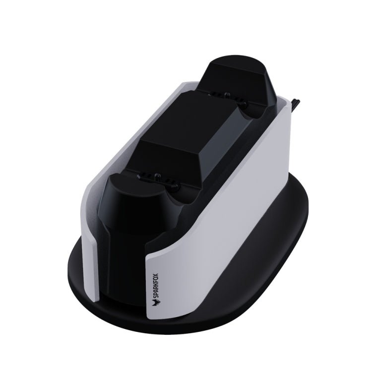 SPARKFOX W20P508 Dual Charger With Contacts Wireless Handle Charger For PS5, Style:, Charger+Data Cable+Charging Plug, Charger+Data Cable - ORIWHIZSony AccessoriesSony Accessories Charger & PowerSPARKFOX