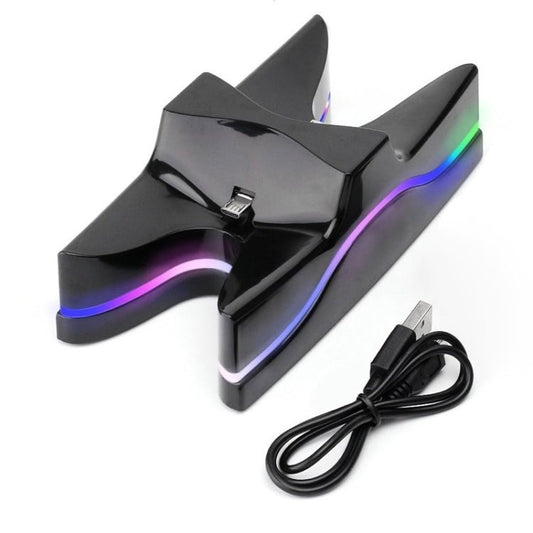 Special UFO Shape 2 x USB Charging Dock Station Stand / Controller Charging Stand for PS4 Playstation 4 with Multi Colors LED, For PS - ORIWHIZSony AccessoriesSony Accessories Charger & PowerToys & Hobbies