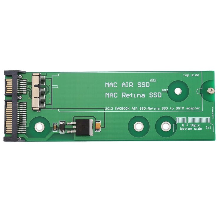 SSD to SATA Adapter for Macbook Air 11.6 inch A1465 (2012) & 13.3 inch A1462 (2012), SSD to SATA A1465 A1462 - ORIWHIZ