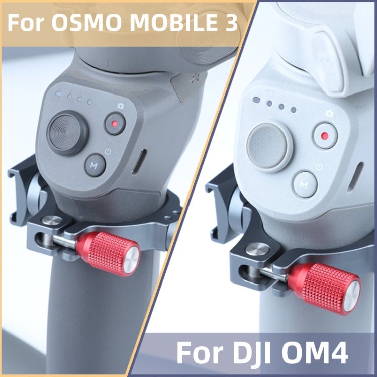 Stabilizer Extension Bracket Ring Adapter with Dual Cold Shoe Base for DJI OM4 / Osmo Mobile 3, Bracket For DJI OM4 - ORIWHIZDJI & Insta360 AccessoriesOsmo Mobile Series