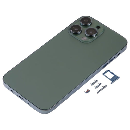 Stainless Steel Back Housing Cover with Appearance Imitation of iP13 Pro for iPhone XR, for iPhone XR(Stainless Steel Material,Green) - ORIWHIZ