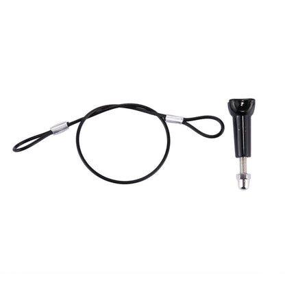 Stainless Steel Lanyard / Tether with Screw for GoPro HERO11 Black/HERO10 Black / HERO9 Black /HERO8 Black /7 /6/ 5 /5 Session /4 /3+ /3 /2 /1, Length: 19cm, Length: 31.5cm - ORIWHIZDJI & Insta360 AccessoriesScrewsUniversal Screw & Tools