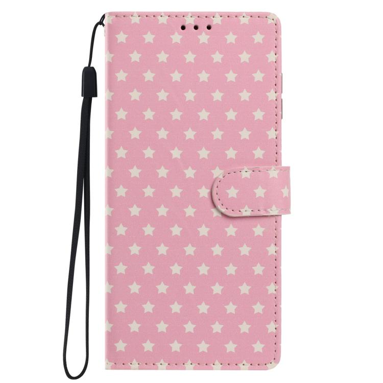 Star Pattern Magnetic Buckle Vegan Leather Phone Case with Wrist Strap, For Honor 90 Pro, For Honor 90, For Honor X7, For Honor X8 - ORIWHIZHonorHonor CasesMobile Accessories