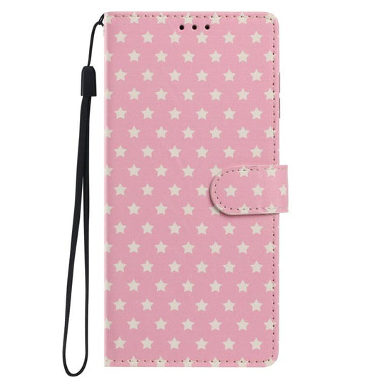Star Pattern Magnetic Buckle Vegan Leather Phone Case with Wrist Strap, For Honor 90 Pro, For Honor 90, For Honor X7, For Honor X8 - ORIWHIZHonorHonor CasesMobile Accessories