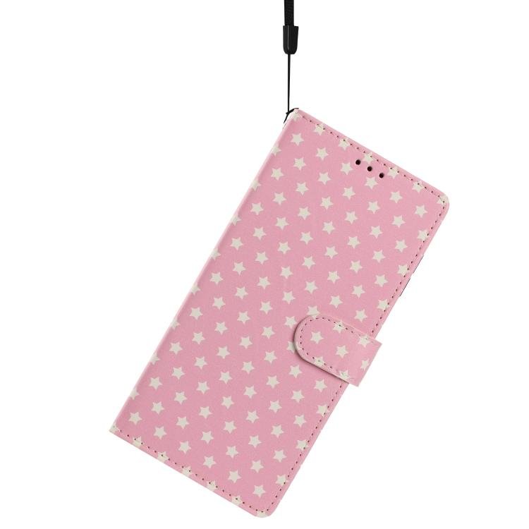 Star Pattern Magnetic Buckle Vegan Leather Phone Case with Wrist Strap, For Honor 90 Pro, For Honor 90, For Honor X7, For Honor X8 - ORIWHIZHonorHonor CasesMobile Accessories