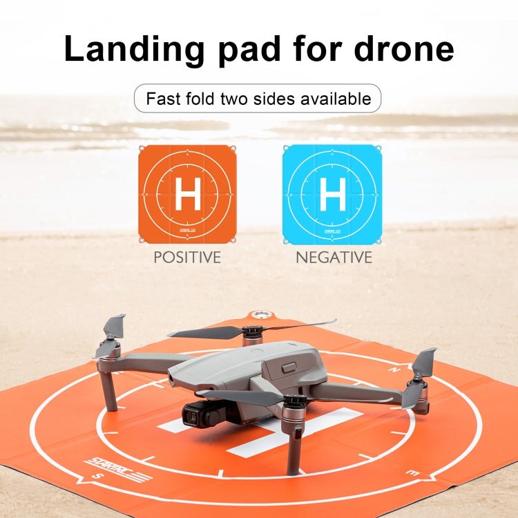 STARTRC 1109143 50cm Portable Drone Universal Foldable Square Parking Apron Landing Pad for DJI FPV / mini 2 / Air 2, 50cm - ORIWHIZDJI & Insta360 AccessoriesDJI FPV SeriesSTARTRC