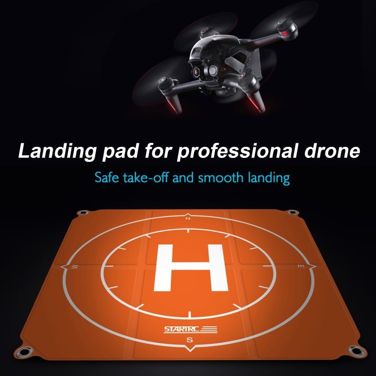 STARTRC 1109143 50cm Portable Drone Universal Foldable Square Parking Apron Landing Pad for DJI FPV / mini 2 / Air 2, 50cm - ORIWHIZDJI & Insta360 AccessoriesDJI FPV SeriesSTARTRC