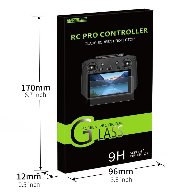STARTRC 2pcs 9H 2.5D Tempered Glass Film, For DJI RC Pro with Screen Frosted Film, For DJI RC Pro with Screen HD Film - ORIWHIZDJI & Insta360 AccessoriesDJI Controller AccessoriesSTARTRC