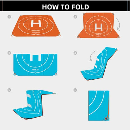 STARTRC 65cm Portable Foldable Square Parking Apron Landing Pad for DJI FPV / mini 2 / Mavic Air 2 / Air 2S, 65cm - ORIWHIZDJI & Insta360 AccessoriesDJI FPV SeriesOther Accessories