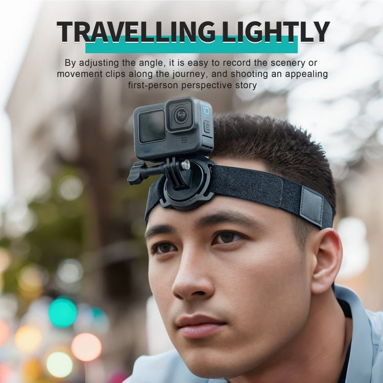 STARTRC Action Camera Magnetic POV View Bracket, Quick Release Headband, Quick Release Wristband, 2 in 1 Quick Release Headband Wristband - ORIWHIZDJI & Insta360 AccessoriesHead BeltSTARTRC