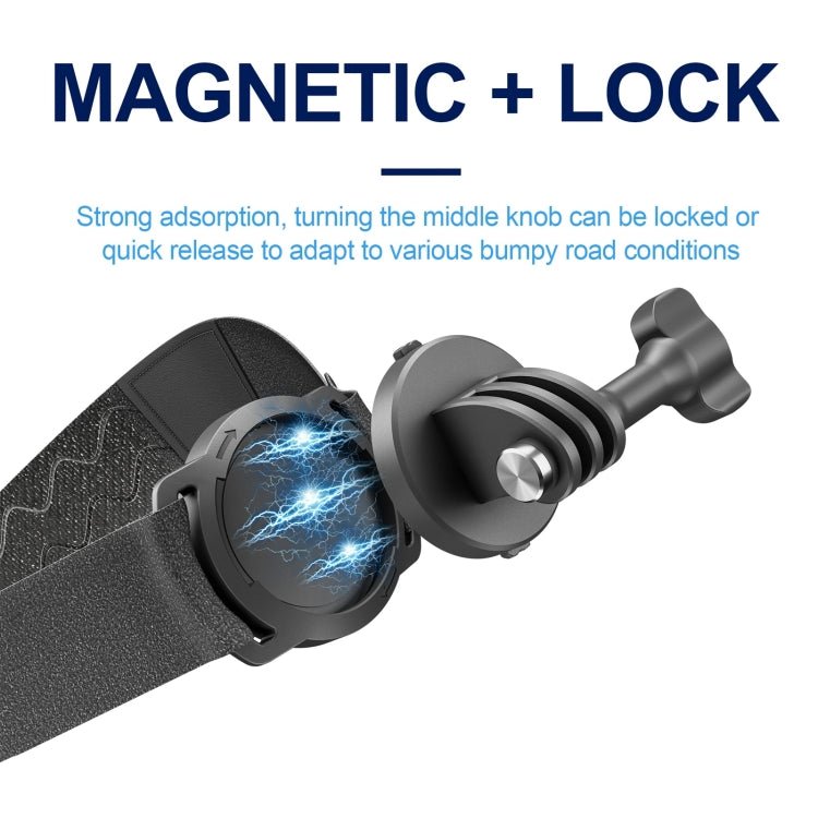 STARTRC Action Camera Magnetic POV View Bracket, Quick Release Headband, Quick Release Wristband, 2 in 1 Quick Release Headband Wristband - ORIWHIZDJI & Insta360 AccessoriesHead BeltSTARTRC