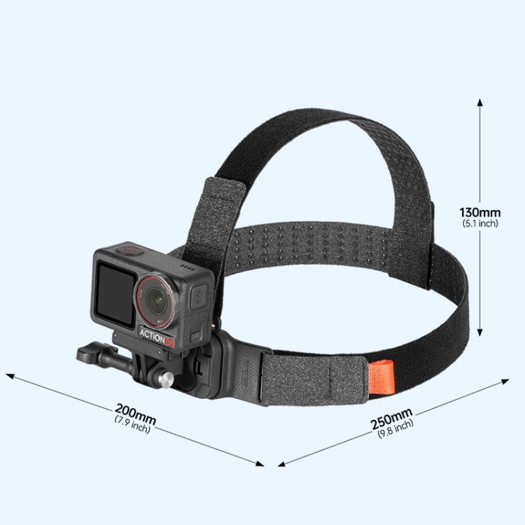 STARTRC Adjustable Head Strap Magnetic Eco - friendly Vlog POV Mount Belt for GoPro, Insta360, DJI Osmo Action and Other Action Cameras, Magnetic Vlog POV Mount Belt - ORIWHIZDJI & Insta360 AccessoriesHead BeltSTARTRC
