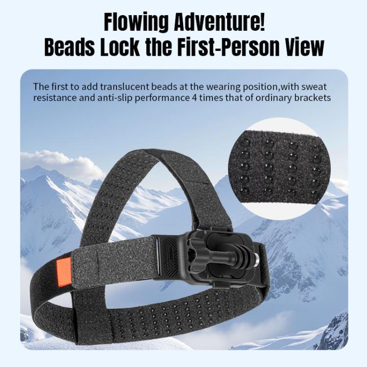STARTRC Adjustable Head Strap Magnetic Eco - friendly Vlog POV Mount Belt for GoPro, Insta360, DJI Osmo Action and Other Action Cameras, Magnetic Vlog POV Mount Belt - ORIWHIZDJI & Insta360 AccessoriesHead BeltSTARTRC