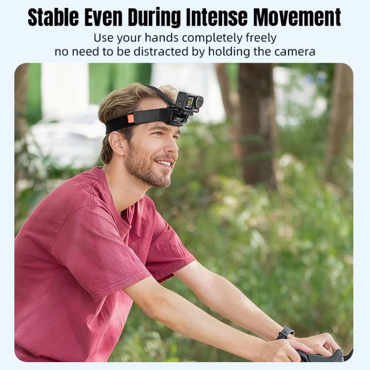 STARTRC Adjustable Head Strap Magnetic Eco - friendly Vlog POV Mount Belt for GoPro, Insta360, DJI Osmo Action and Other Action Cameras, Magnetic Vlog POV Mount Belt - ORIWHIZDJI & Insta360 AccessoriesHead BeltSTARTRC