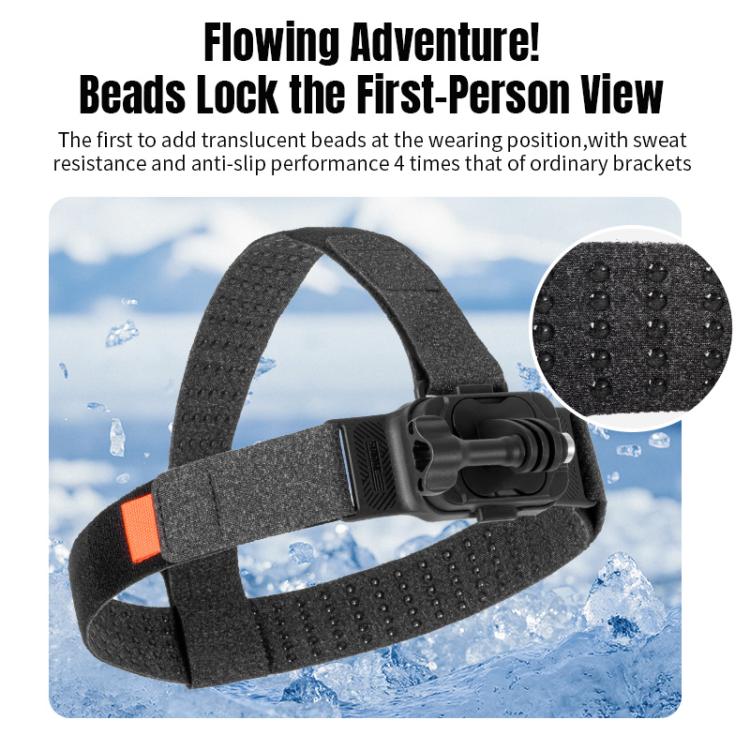 STARTRC Adjustable Head Strap Magnetic Eco - friendly Vlog POV Mount Belt for GoPro, Insta360, DJI Osmo Action and Other Action Cameras, Magnetic Vlog POV Mount Belt - ORIWHIZDJI & Insta360 AccessoriesHead BeltSTARTRC