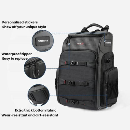 STARTRC BP2 FPV Drone Carry Backpack Outdoor Large Capacity Waterproof Durable Storage Bag - ORIWHIZCase & BagsDJI & Insta360 AccessoriesDJI FPV Series