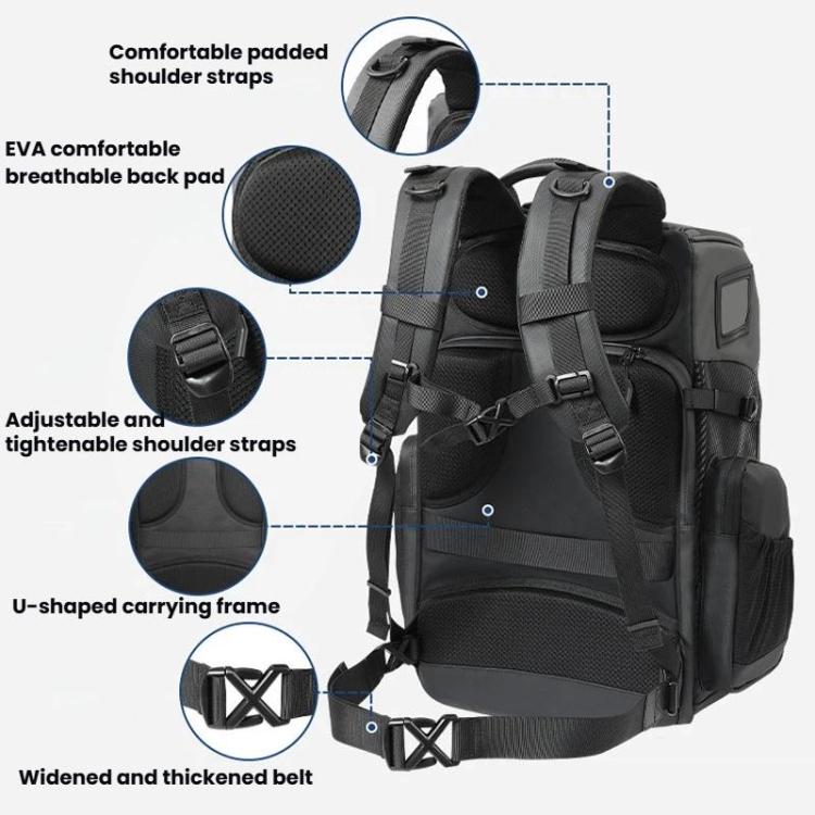 STARTRC BP2 FPV Drone Carry Backpack Outdoor Large Capacity Waterproof Durable Storage Bag - ORIWHIZCase & BagsDJI & Insta360 AccessoriesDJI FPV Series