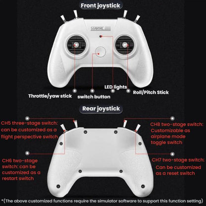 STARTRC S8 FPV Simulator Training Grip Modeling Drone Remote Controller - ORIWHIZDJI & Insta360 AccessoriesDJI FPV SeriesOther Accessories