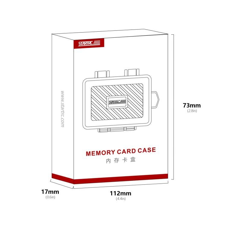 STARTRC V1 Flash Card Box SD / TF Memory Card Storage Case For DJI - ORIWHIZDJI & Insta360 AccessoriesOtherOther DJI Accessories