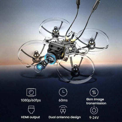 STARTRC VT5 FPV HD Digital Image Transmission Dual - Antenna Sky - End Drone 1080P Camera Video Transmission Receiver Kit, Air System+Ground System - ORIWHIZDJI & Insta360 AccessoriesDJI FPV SeriesOther Accessories