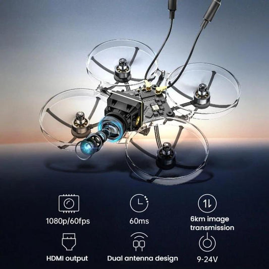 STARTRC VT5 FPV HD Digital Image Transmission Dual - Antenna Sky - End Drone 1080P Camera Video Transmission Receiver Kit, Air System+Ground System - ORIWHIZDJI & Insta360 AccessoriesDJI FPV SeriesOther Accessories