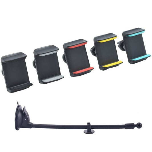 Suction Cup Long Soft Hose Windshield Car Mobile Phone Clip Bracket - ORIWHIZ