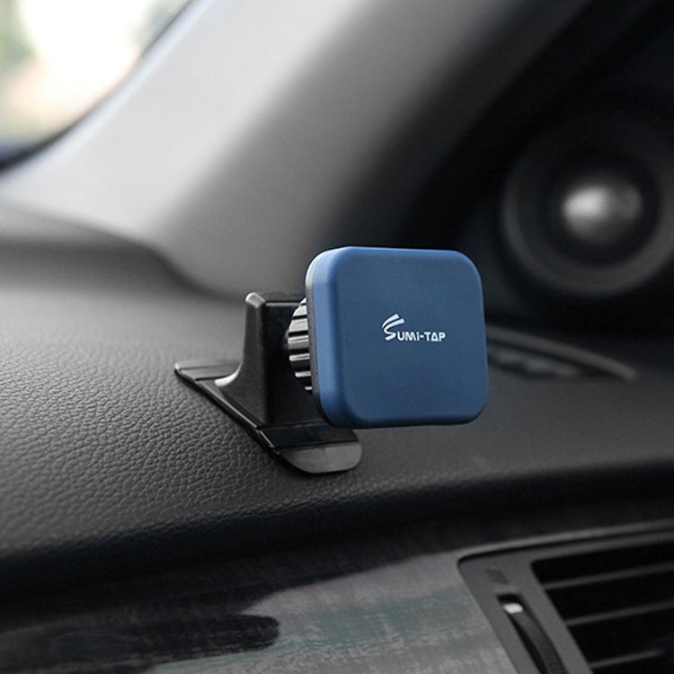 SUMITAP STM - xk565 Car Magnetic Mobile Phone Navigation Bracket Sticky Arc Base, Deep Black Square, Deep Lane Blue Square, Deep Cloudy Gray Square - ORIWHIZ