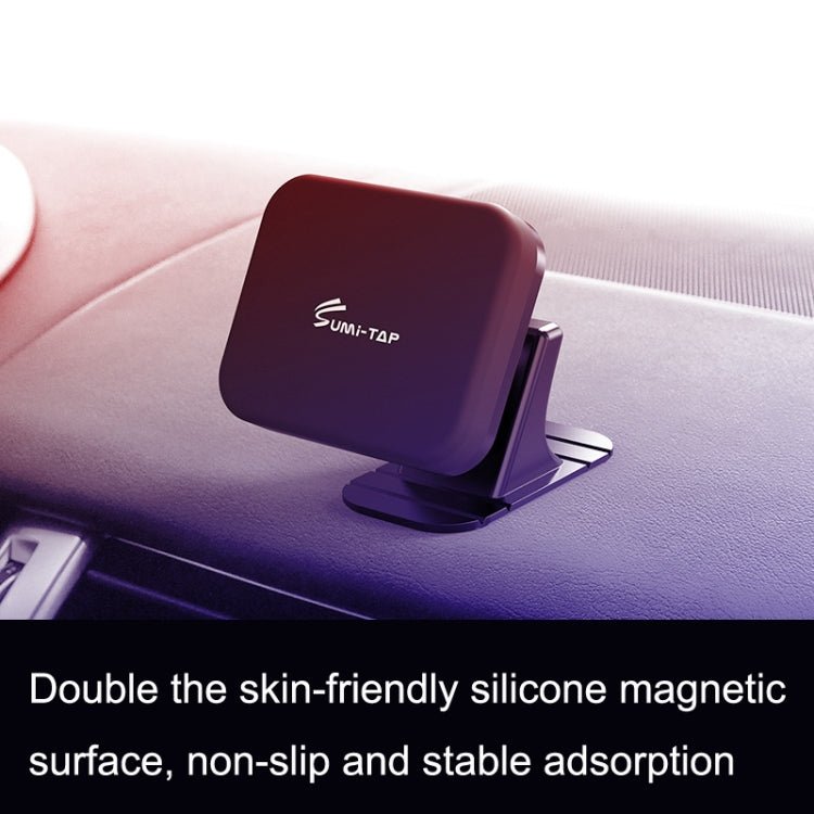 SUMITAP STM - xk565 Car Magnetic Mobile Phone Navigation Bracket Sticky Arc Base, Deep Black Square, Deep Lane Blue Square, Deep Cloudy Gray Square - ORIWHIZ