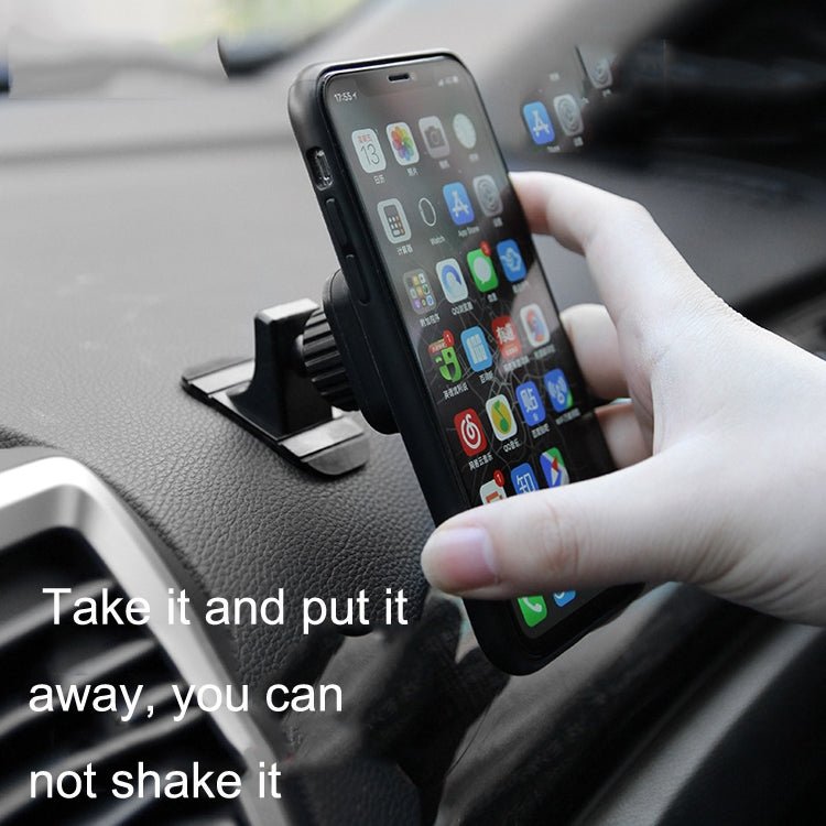 SUMITAP STM - xk565 Car Magnetic Mobile Phone Navigation Bracket Sticky Arc Base, Deep Black Square, Deep Lane Blue Square, Deep Cloudy Gray Square - ORIWHIZ