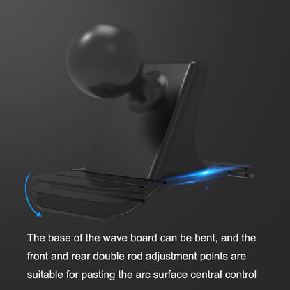 SUMITAP STM - xk565 Car Magnetic Mobile Phone Navigation Bracket Sticky Arc Base, Deep Black Square, Deep Lane Blue Square, Deep Cloudy Gray Square - ORIWHIZ
