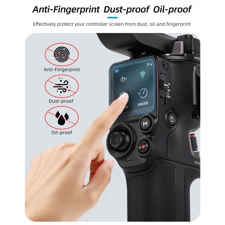 Sunnylife 2pcs Screen Explosion proof Tempered Glass Film, For DJI RS 4/RS 4 Pro/RS 3/RS 3 Pro - ORIWHIZDJI & Insta360 AccessoriesDJI Ronin SeriesSunnylife