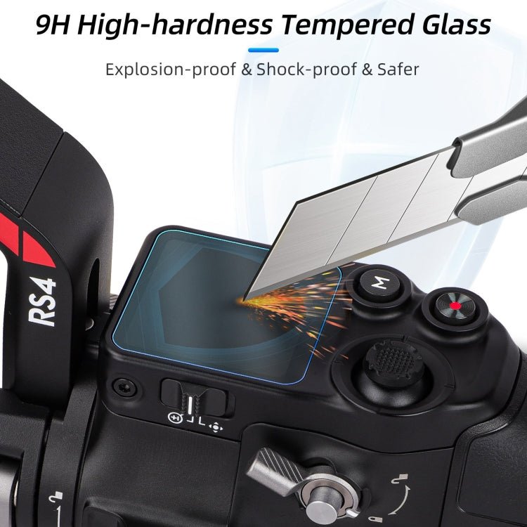 Sunnylife 2pcs Screen Explosion proof Tempered Glass Film, For DJI RS 4/RS 4 Pro/RS 3/RS 3 Pro - ORIWHIZDJI & Insta360 AccessoriesDJI Ronin SeriesSunnylife