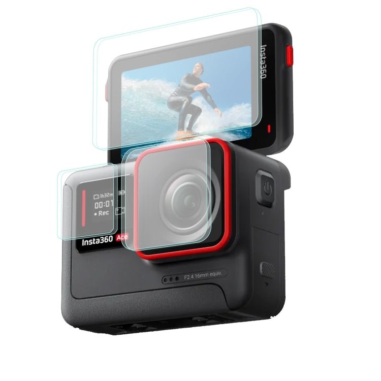Sunnylife 3 in 1 Rear & Front Screen Lens Explosion proof Film, For Insta360 Ace Pro, For Insta360 Ace - ORIWHIZDJI & Insta360 AccessoriesInsta360 Ace SeriesProtection & Cases