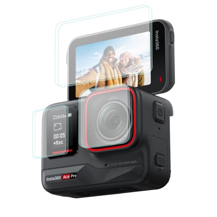 Sunnylife 3 in 1 Rear & Front Screen Lens Explosion proof Film, For Insta360 Ace Pro, For Insta360 Ace - ORIWHIZDJI & Insta360 AccessoriesInsta360 Ace SeriesProtection & Cases