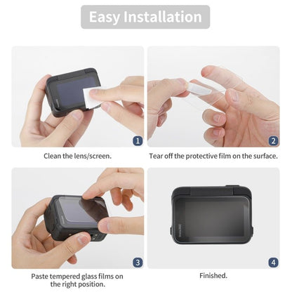 Sunnylife 3 in 1 Rear & Front Screen Lens Explosion proof Film, For Insta360 Ace Pro, For Insta360 Ace - ORIWHIZDJI & Insta360 AccessoriesInsta360 Ace SeriesProtection & Cases
