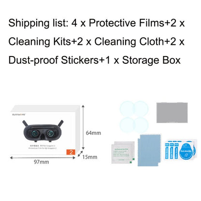 Sunnylife AT - BHM476 HD Explosion - proof Film Glasses Protector For DJI Goggles 2, Goggles 2 Film - ORIWHIZDJI & Insta360 AccessoriesDJI FPV SeriesProtective Film & Stickers