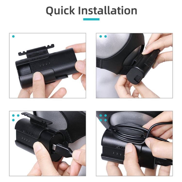 Sunnylife Battery Clip Holder Cable Management Winder Protective Case for DJI FPV Goggles V2, Sunnylife Battery Bracket - ORIWHIZDJI & Insta360 AccessoriesDJI FPV SeriesMount & Holder