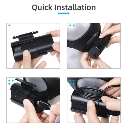 Sunnylife Battery Clip Holder Cable Management Winder Protective Case for DJI FPV Goggles V2, Sunnylife Battery Bracket - ORIWHIZDJI & Insta360 AccessoriesDJI FPV SeriesMount & Holder