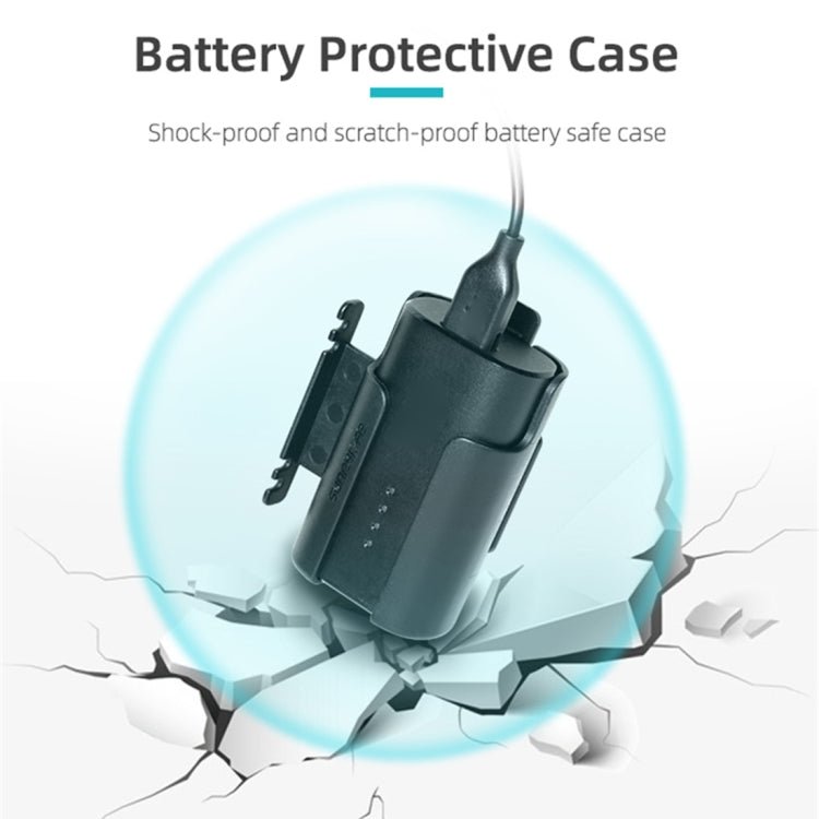 Sunnylife Battery Clip Holder Cable Management Winder Protective Case for DJI FPV Goggles V2, Sunnylife Battery Bracket - ORIWHIZDJI & Insta360 AccessoriesDJI FPV SeriesMount & Holder